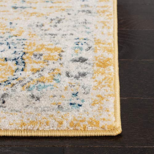 Safavieh Evoke Collection  Contemporary Bohemian Gold and Ivory Area Rug (8' x 10')