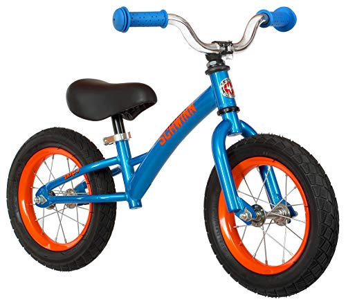 Schwinn Skip 3 Toddler Balance Bike, 12-Inch Wheels, Beginner Rider Training, Blue/Orange