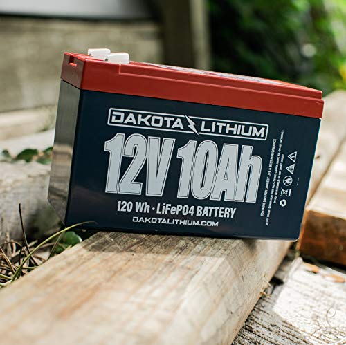 12 Volt Rechargeable Lithium Battery - 12 V 10 Ah - LiFEPO4