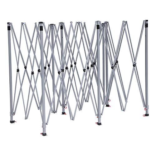 10x20 ft EZ Instant Pop up Canopy Tent,Party Tent Folding Heavy Duty Height Adjustable Sun Shelter with Removable Sidewalls and Roller Bag