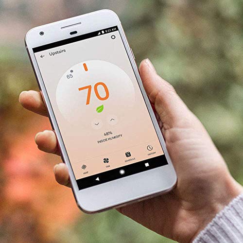 2 Pack Learning Thermostat E for Home Smart Thermostat - T4000ES, White