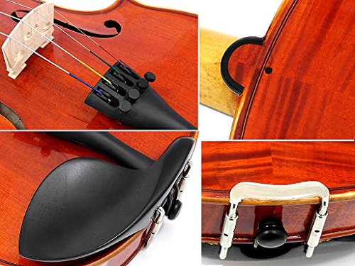 D'Luca PROV-CA400-14 Strauss 400 Concerto Violin 1/4 with SKB Molded Case, Strings and Tuner