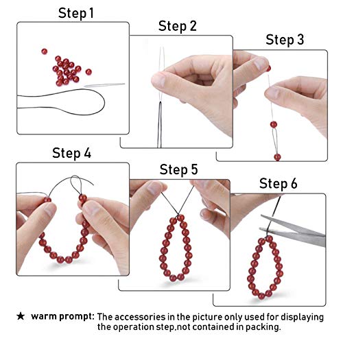 0.8mm Elastic String, Stretchy Bracelet String for Jewelry Making and Bracelet Making(109yard)