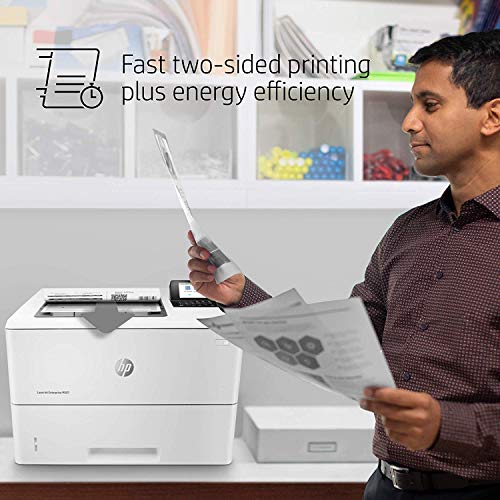 HP LaserJet Enterprise M507dn with One-Year, Next-Business Day, Onsite Warranty (1PV87A),White