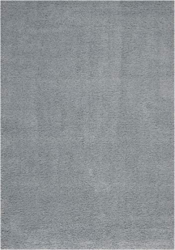 Nourison Malibu Shag Area Rug, 6'7" x9'6, SLATE