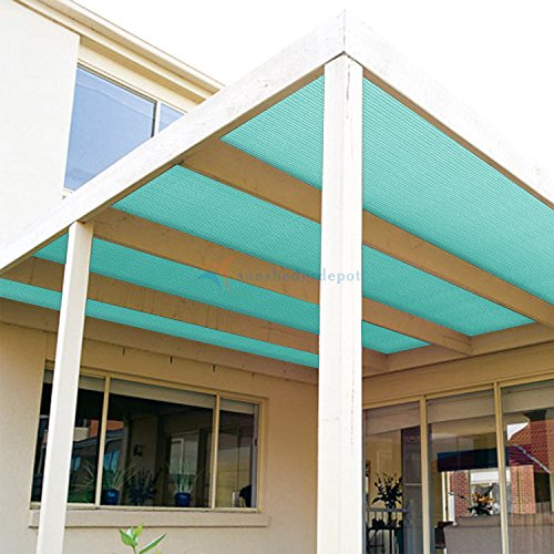 TANG Sunshades Depot 6'x79' Shade Cloth Turquoise Green Fabric Roll Up to 95% Blockage UV Resistant Mesh Net for Outdoor Backyard Garden Plant Barn Greenhouse Weddings Placemat Crafts Decorate Swing