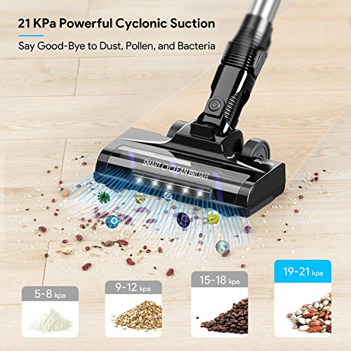 Cordless Vacuum Cleaner, Bagotte 21KPa Powerful Suction 9-in-1 Stick Vacuum Cleaner Lightweight Handheld Vacuum
