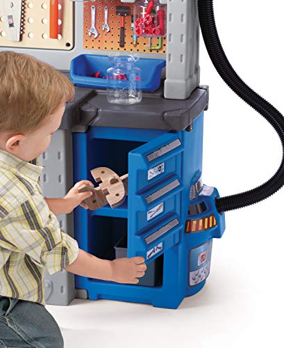 Step2 Deluxe Workshop Playset, Multi Color, 34 x 15 x 40.75 inches (706000)