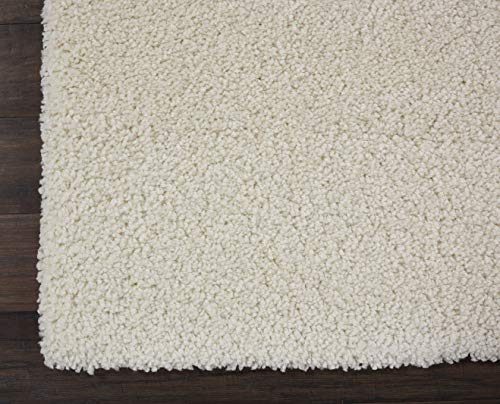 Nourison Malibu Shag Area Rug, 7'10" x9'10, IVORY