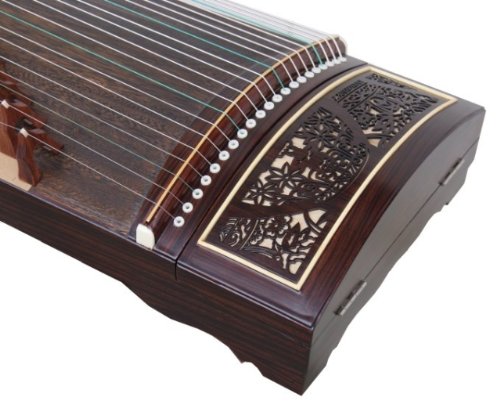 Professional Performing Carved Rosewood Guzheng Instrument Chinese Zither Koto