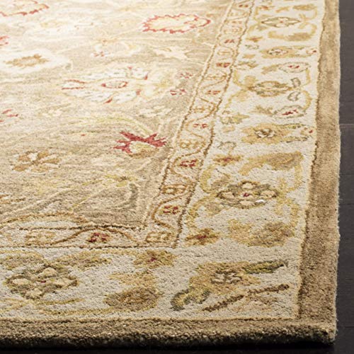 Safavieh Antiquities Collection AT822B Handmade Traditional Oriental Brown and Beige Wool Area Rug (11' x 15')