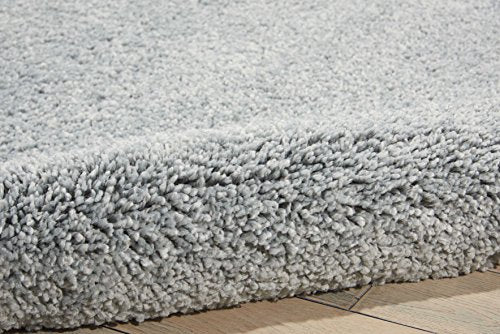 Nourison Malibu Shag Area Rug, 6'7" x9'6, SLATE