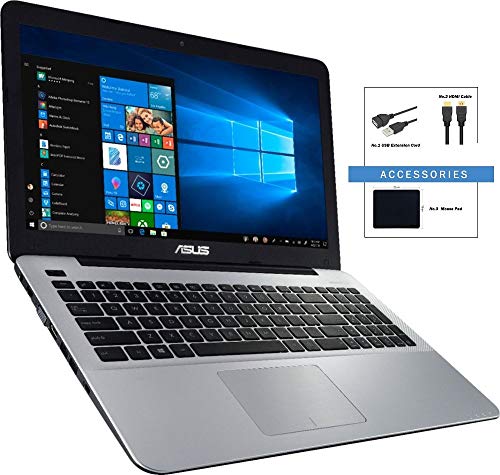 2019 ASUS 15.6" HD High Performance Laptop w/Accessories | AMD Quad-Core A12-9720P 2.7 GHz | Win-10