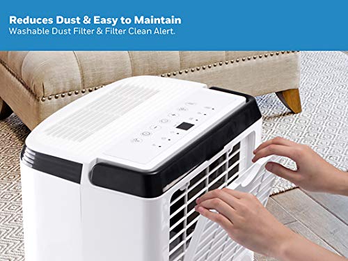 Honeywell Medium Basement & Room Up to 3000 Sq. Ft, TP50AWKN Smart Wi-Fi Energy Star Dehumidifier, 50 Pint, White