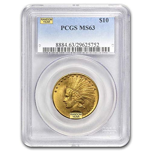 1907-1933 $10 Indian Gold Eagle MS-63 PCGS G$10 MS-63 PCGS