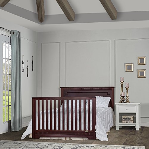 Dream On Me Morgan 5 in 1 Convertible Crib, Espresso