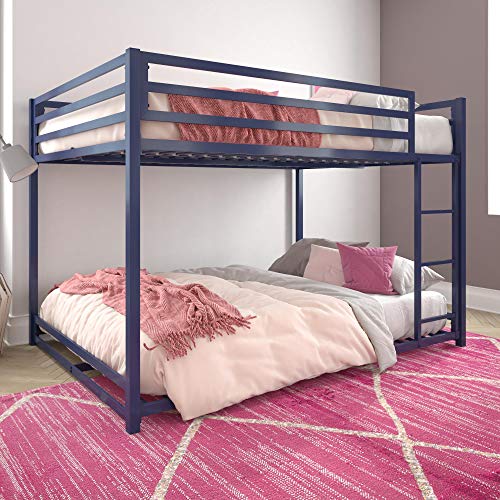 DHP Miles Metal Full, Blue Bunk Bed