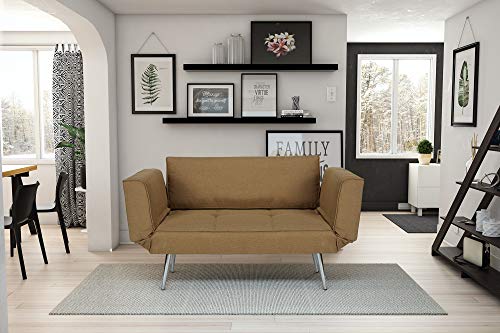 Novogratz Leyla Loveseat, Tan