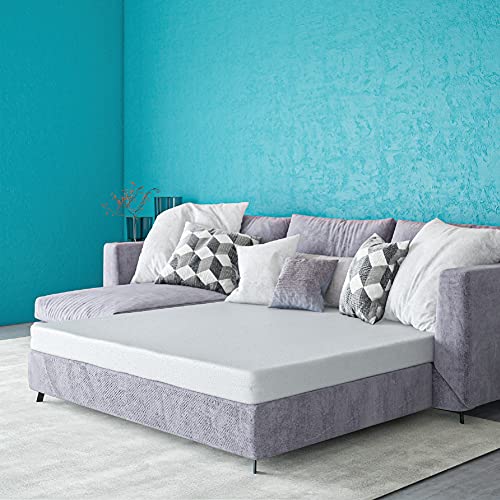 Classic Brands 4.5-Inch Cool Gel Memory Foam Replacement Mattress for Sleeper Sofa Bed Twin