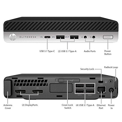 2018 HP Business Mini Tower Desktop Computer Intel Dual Core Bluetooth Windows 10 Professional