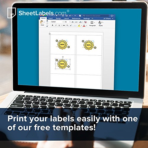 2.5" Clear Round Labels, Inkjet or Laser Printable, Crystal Clear Gloss - 60000 Labels