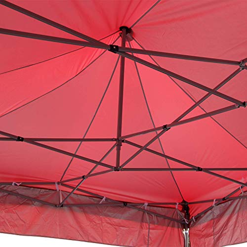 10x20 ft EZ Instant Pop up Canopy Carport,Party Tent Folding Heavy Duty Gazebo with Removable Sidewalls and Wheeled Bag Waterproof