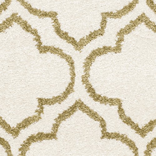 Safavieh Amherst Collection AMT412A Moroccan Geometric Area Rug, 8' x 10', Ivory/Light Green