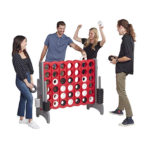 ECR4Kids Jumbo 4 To Score Giant Game Set Backyard Games Indoor/Outdoor Connect All 4 Adult & Family Fun Game