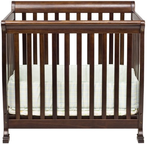 DaVinci Kalani 4-in-1 Convertible Mini Crib in Espresso | Greenguard Gold Certified