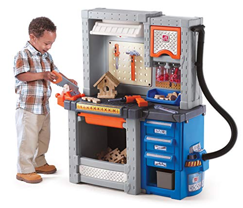 Step2 Deluxe Workshop Playset, Multi Color, 34 x 15 x 40.75 inches (706000)