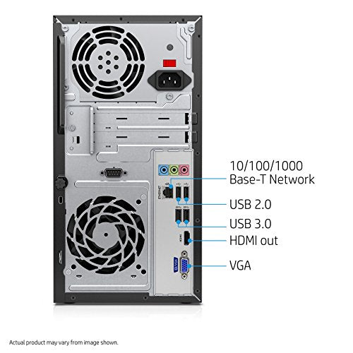 2018 HP Pavilion 570 Desktop Computer, Intel Quad-Core I5-7400 Up To 3.50GHz, 8GB RAM, 128GB SSD Win-10 Home