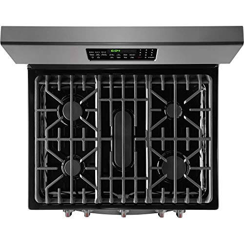 Frigidaire Gallery 30" Black Stainless Steel Freestanding Gas Range