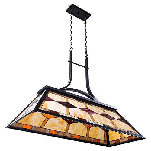 Pool Table Light, Billiard Hanging Lighting Fixture for Game Room 7-9 Feet Table, 3 Lights Kitchen Island Chandelier for Men's Cave