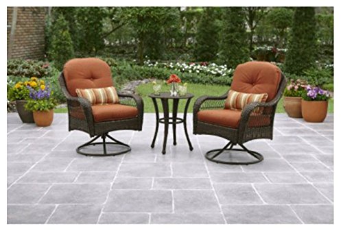 3-Piece Outdoor Furniture Set, Better Homes and Gardens Azalea Ridge 3-Piece Outdoor Bistro Set, Seats 2