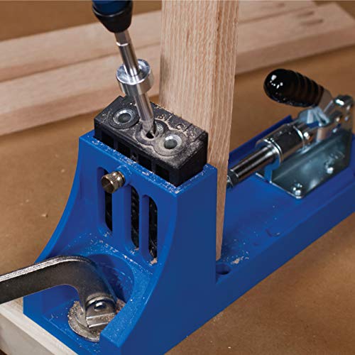 Kreg Jig K4 Master System with Micro Drill Guide Block and 100 Count Self Tapping Pocket Hole Screws