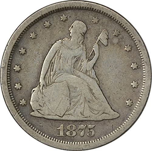 1875 S Twenty Cent Piece VG