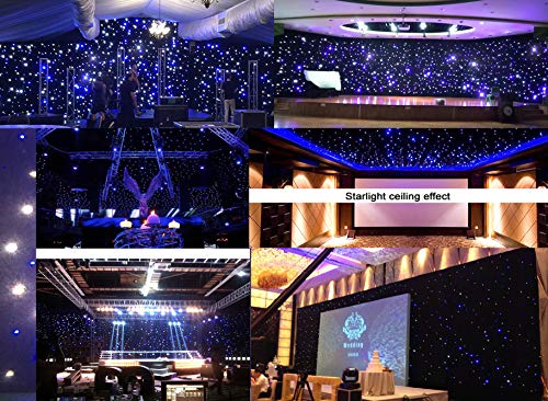 LED backdrop 3m x 4m Blue and white LED Star Curtain DMX Control for wedding event stage show