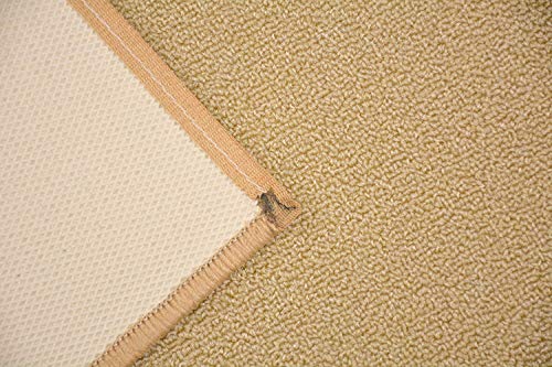 RugStylesOnline Custom Size Solid Color Beige Roll Runner Rug 36 Inch Wide x Your Length Size Choice Slip Skid Resistant Rubber Back Cut to Size Many Color Options (Beige, 25 ft x 36 in)