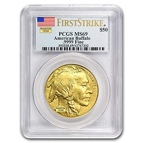 2006 - Present 1 oz Gold Buffalo MS-69 PCGS (Random Year) 1 OZ MS-69 PCGS