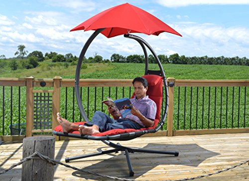 Vivere All Weather Dream Chair, Cherry Red