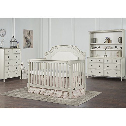 Evolur Julienne 5 in 1 Convertible Crib in Cloud