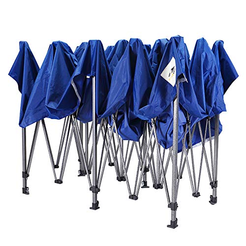 10 x 20 ft Outdoor EZ Pop Up Canopy Tent Commercial Instant Sun Shelter Adjustable Folding Gazebo Party Waterproof Tent with Heavy Duty Roller Bag