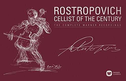 Mstislav Rostropovich - Cellist of the Century - The Complete Warner Recordings (40CD)