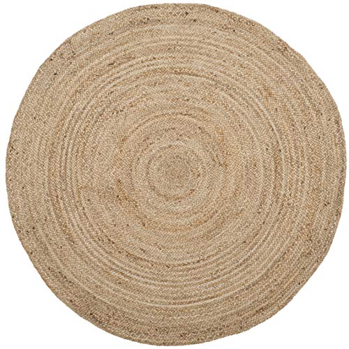 Safavieh Area Rug, 7' Round, Natural