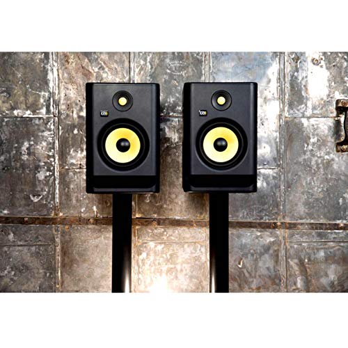 KRK Rokit RP5G4 5" Powered Studio Monitors Pair + Stands + XLR/TRS Cable Pack