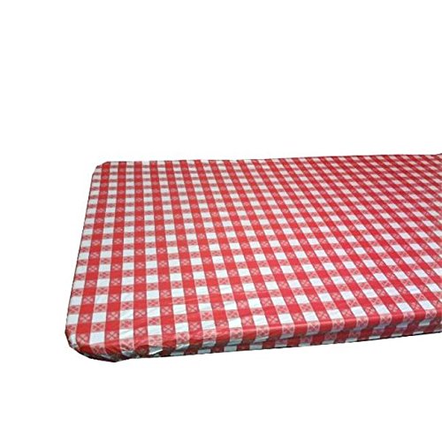 Kwik-Cover 1896-GR 18'' X 96'' Kwik-Cover- Green Fitted Table Cover (1 full case of 100)