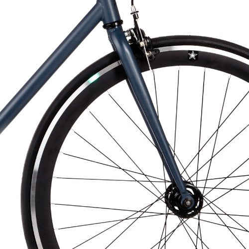 Big Shot Bikes  Kyoto Gray |Fixie Track Bike Fixed Gear  for Men & Women Rider Height 5'11" to 6'3" Large