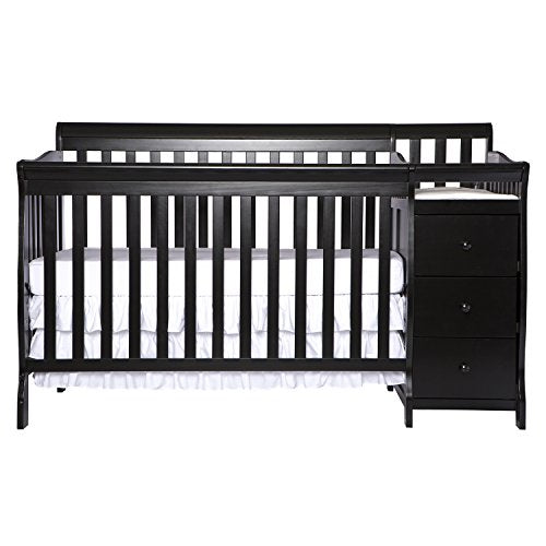 Dream On Me 5 in 1 Brody Convertible Crib with Changer, Espresso