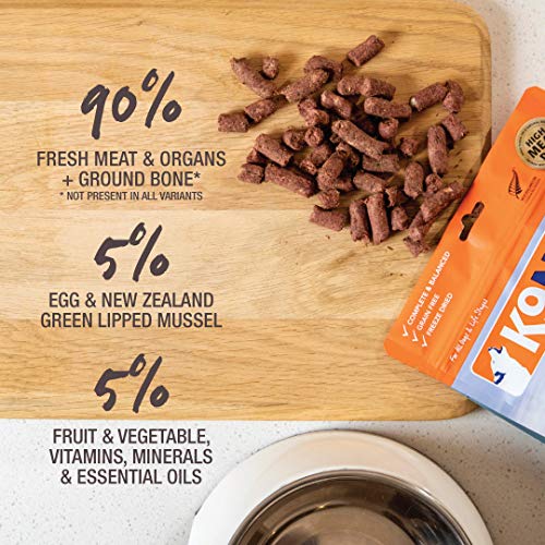 Freeze Dried Puppy Food By K9 Natural - Perfect Grain Free, Healthy, Hypoallergenic Limited Ingredients For All Puppys - Raw, Freeze Dried Food Or Mixer - Beef & Hoki Oil - 4Lb Pack