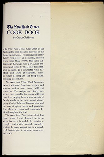 The New York Times Cookbook by Craig Claiborne (1961-10-05)